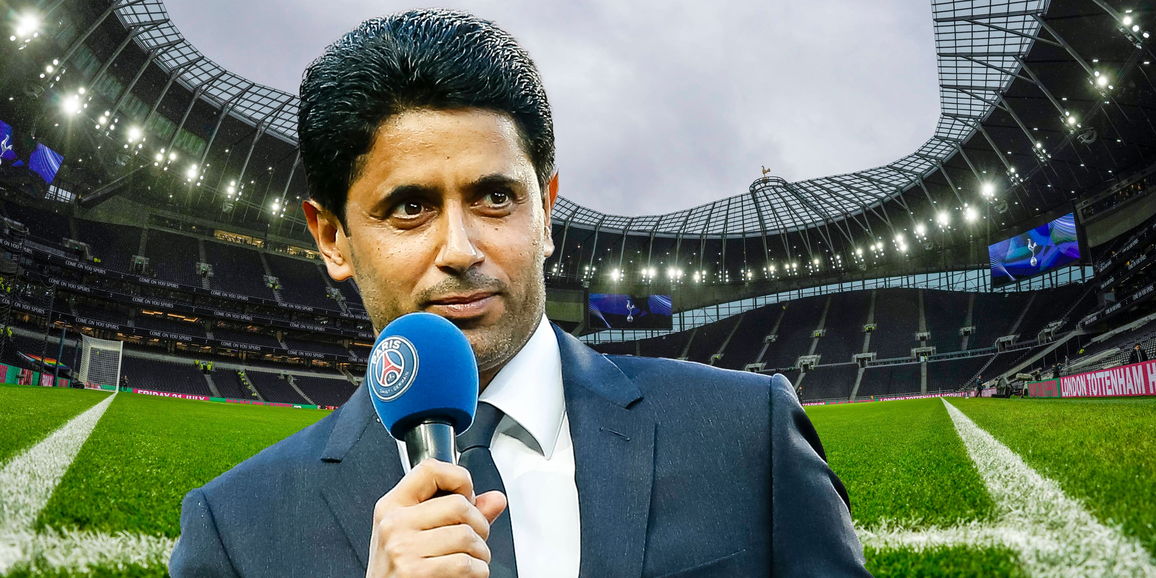 Nasser Al-Khelaifi will bei Tottenham einsteigen.