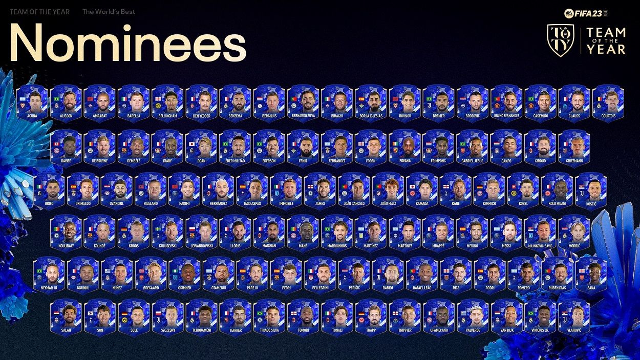 EA SPORTS gibt die Nominierten für das "FIFA 23" Team of the Year bekannt.