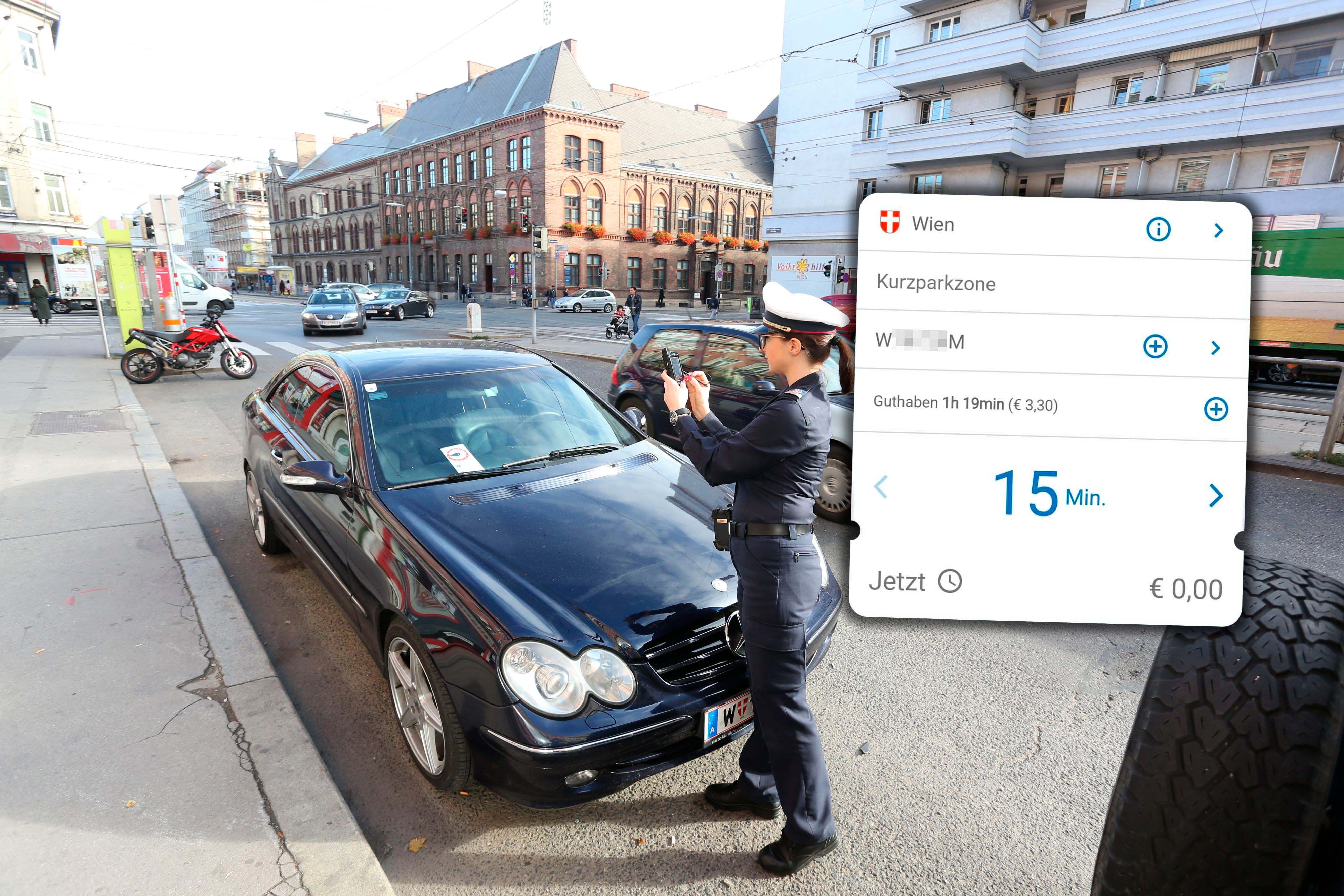 Die angezeigte Parkdauer sorgt für Verwirrung.