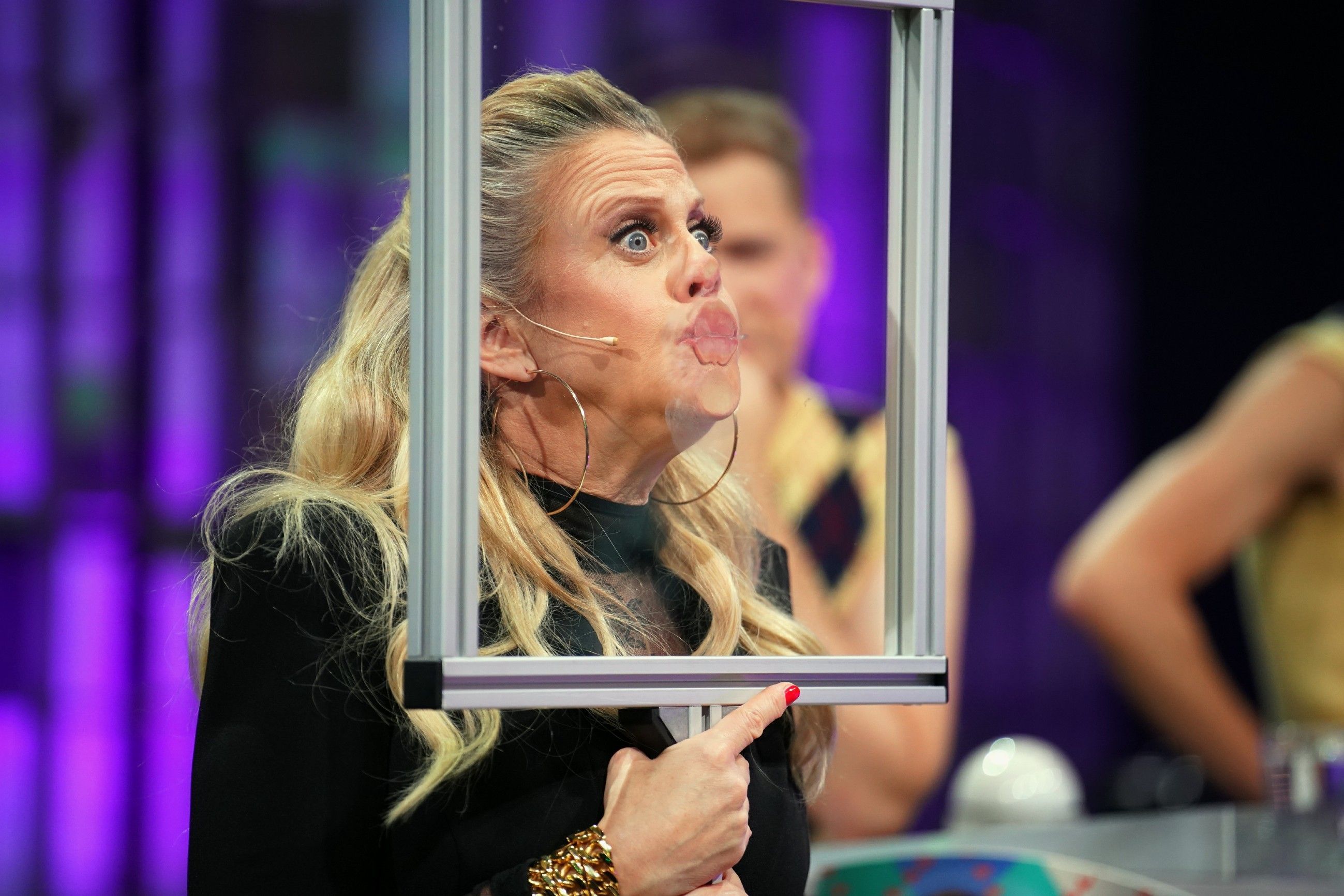 Barbara Schöneberger beim Spiel 