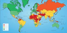 Neue Karte zeigt, wie gefährlich die Welt geworden ist