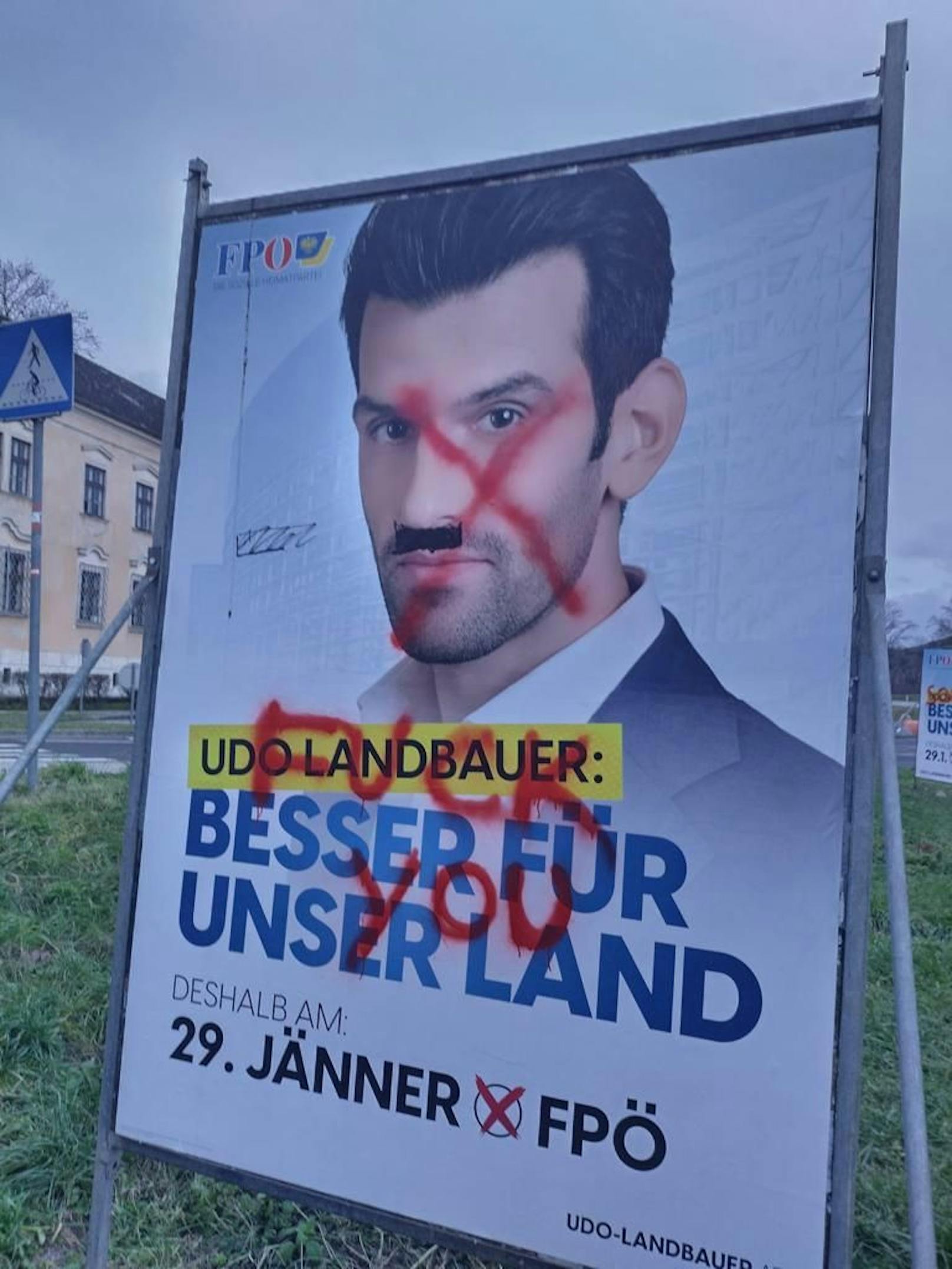 Welle der Verwüstung – Hunderte FPÖ-Plakate zerstört