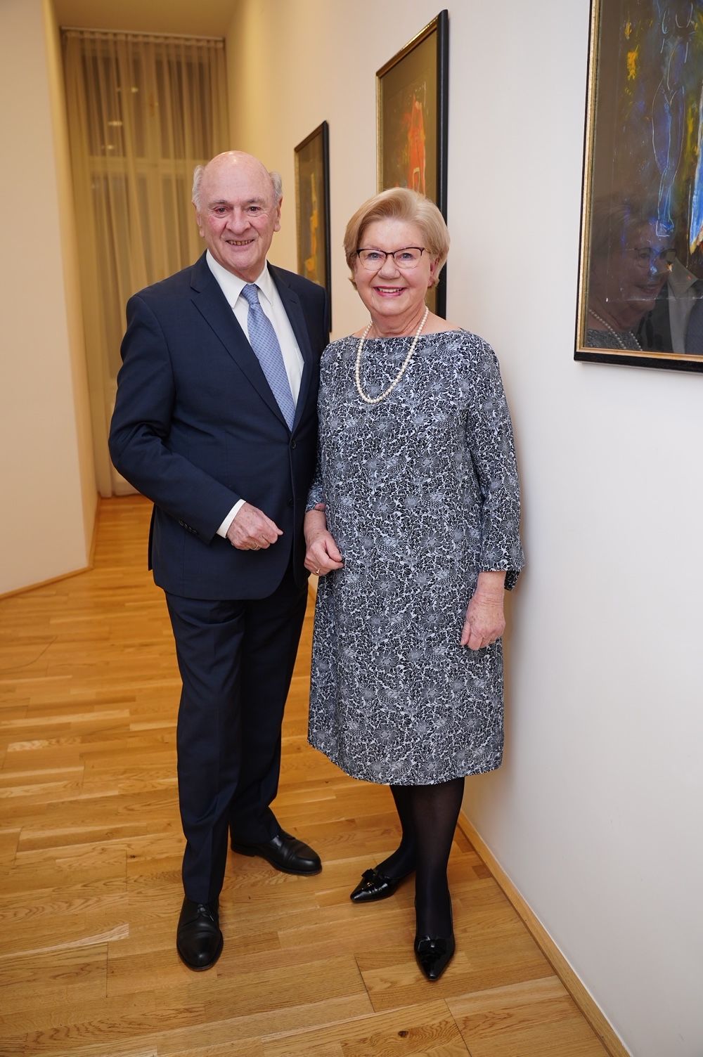 Erwin und Sissi Pröll bei ihrem Neujahrsempfang.