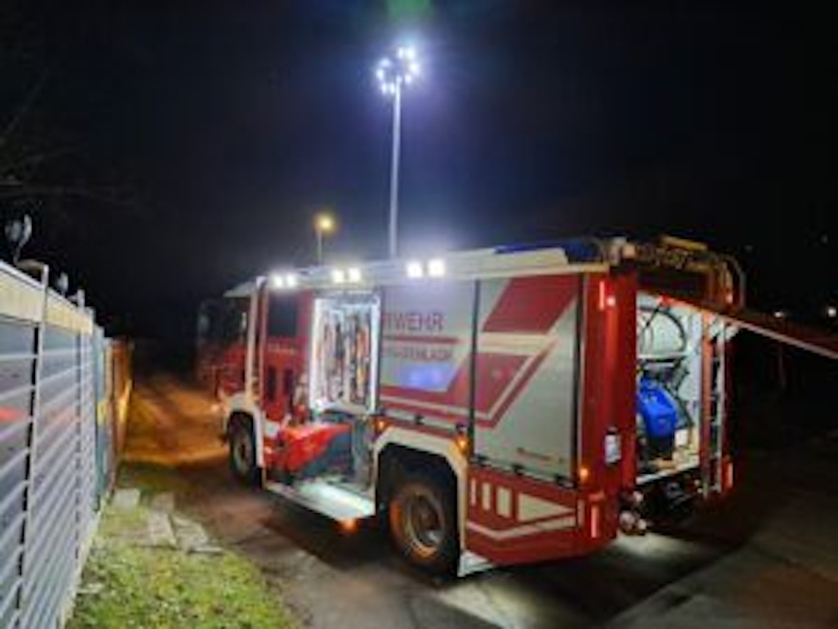 Die Feuerwehr konnte hohe CO-Werte in der Gartenhütte messen.