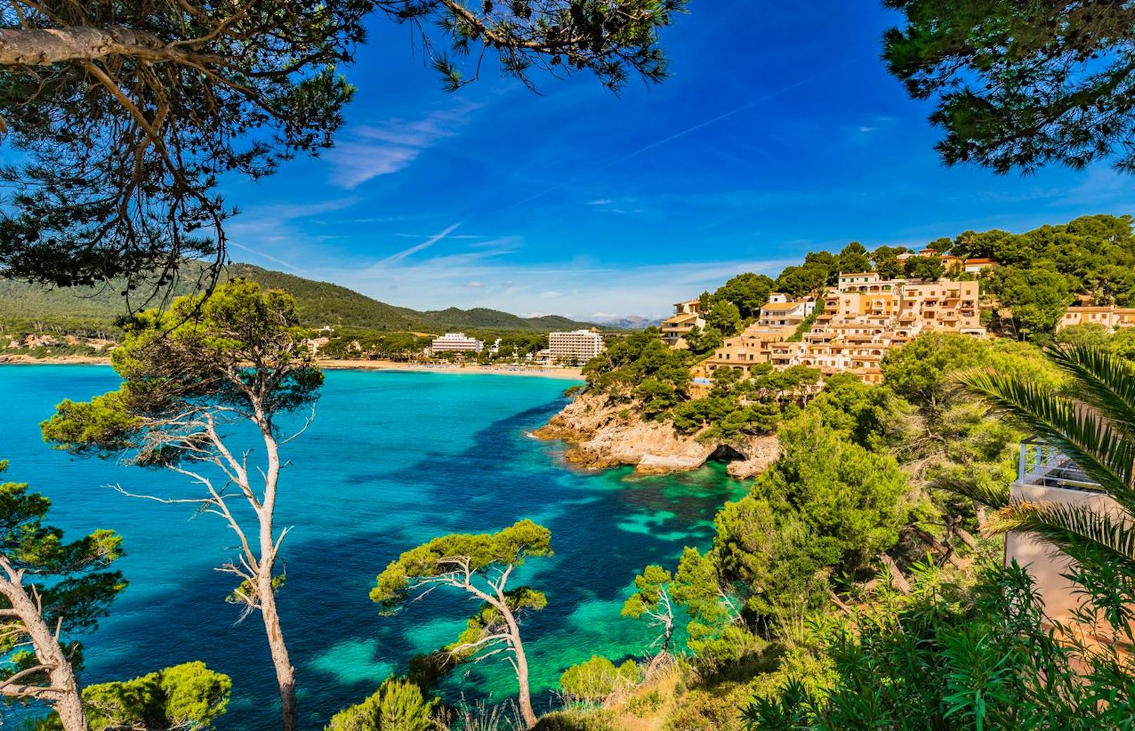 Canyamel Bucht auf Mallorca.