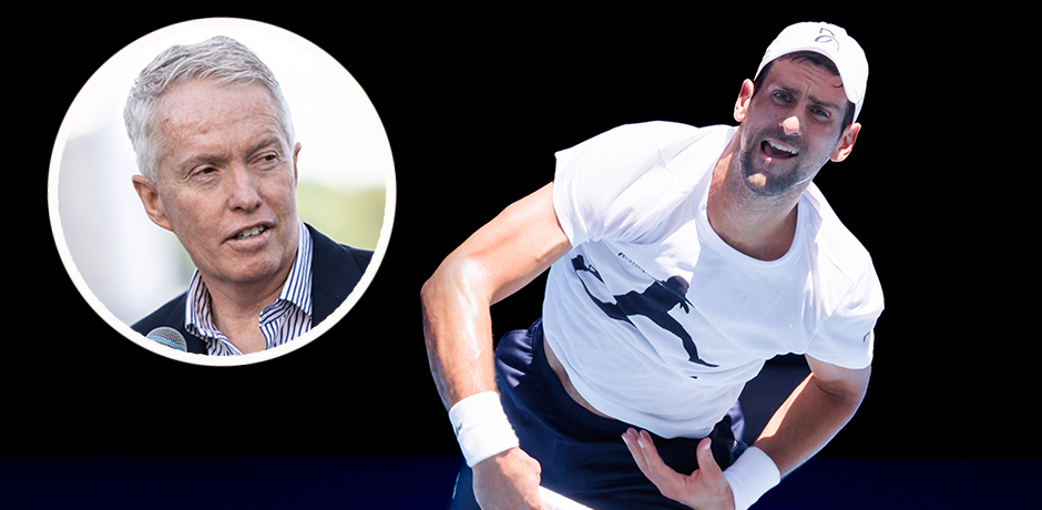 Craig Tiley droht Fans mit dem Rauswurf, wenn sie gegen Novak Djokovic protestieren. 