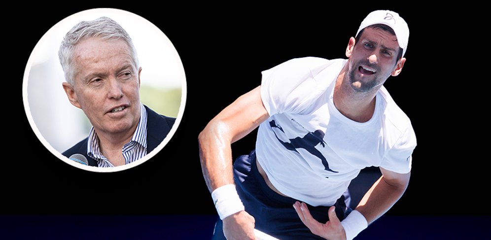 Craig Tiley droht Fans mit dem Rauswurf, wenn sie gegen Novak Djokovic protestieren. 
