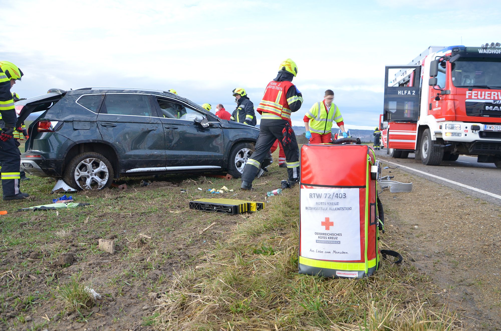 Schwerer Unfall im Waldviertel