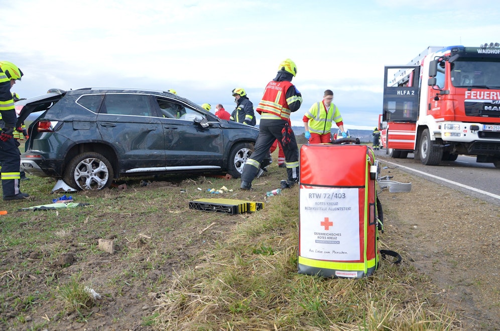 Schwerer Unfall im Waldviertel