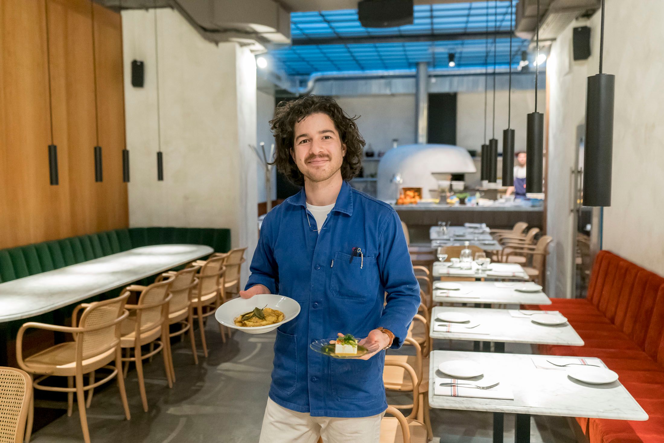 Elihay Berliner (28) ist Chef, Koch und Mehrheitseigentümer im C.O.P. Restaurant in der Biberstraße 8 (City)