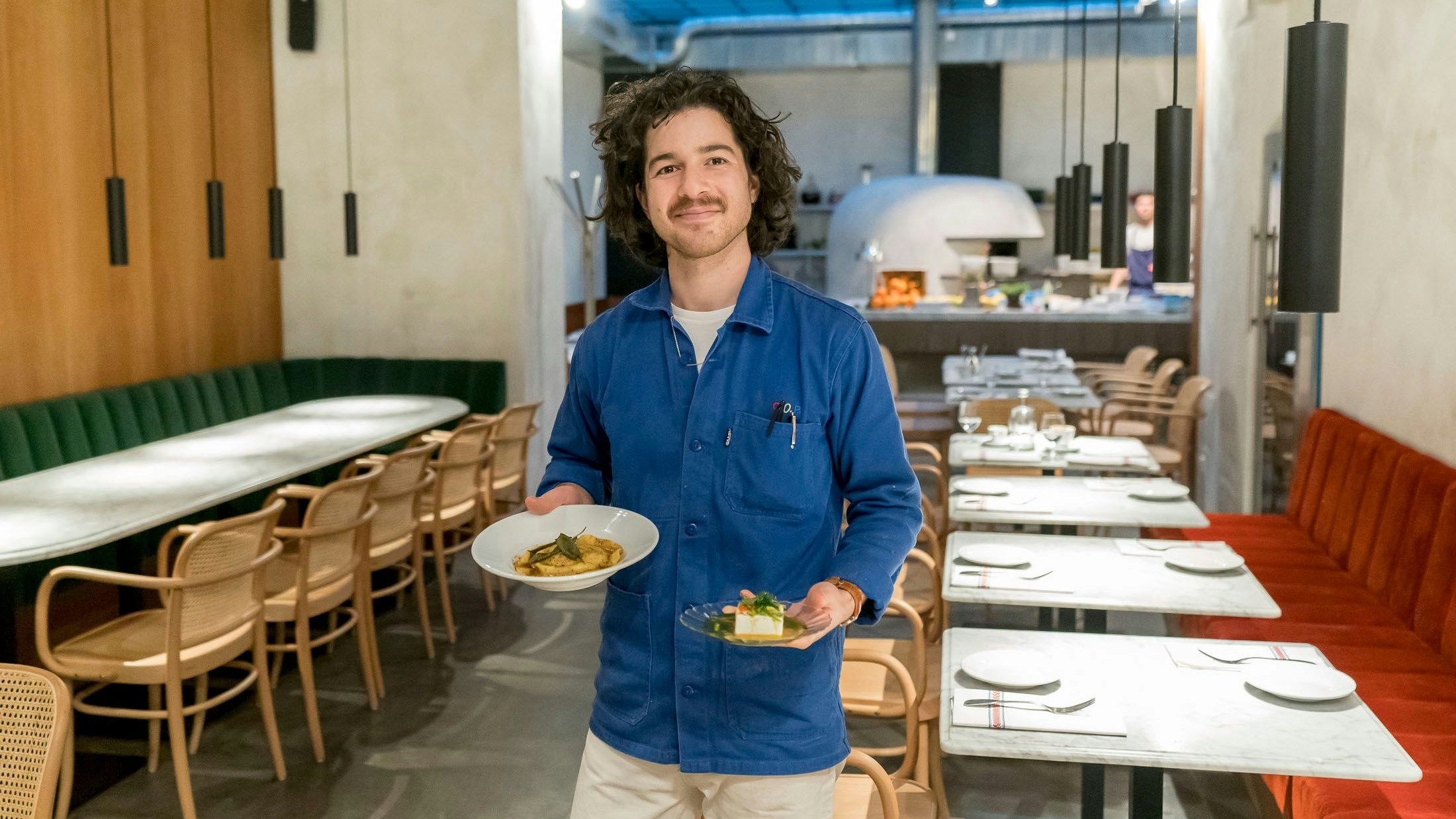 C.O.P. restaurant in der biberstraße 8, mit Elihay Berliner, koch und mehrheitseigentümer, 20230110 foto: helmut graf/tageszeitung heute