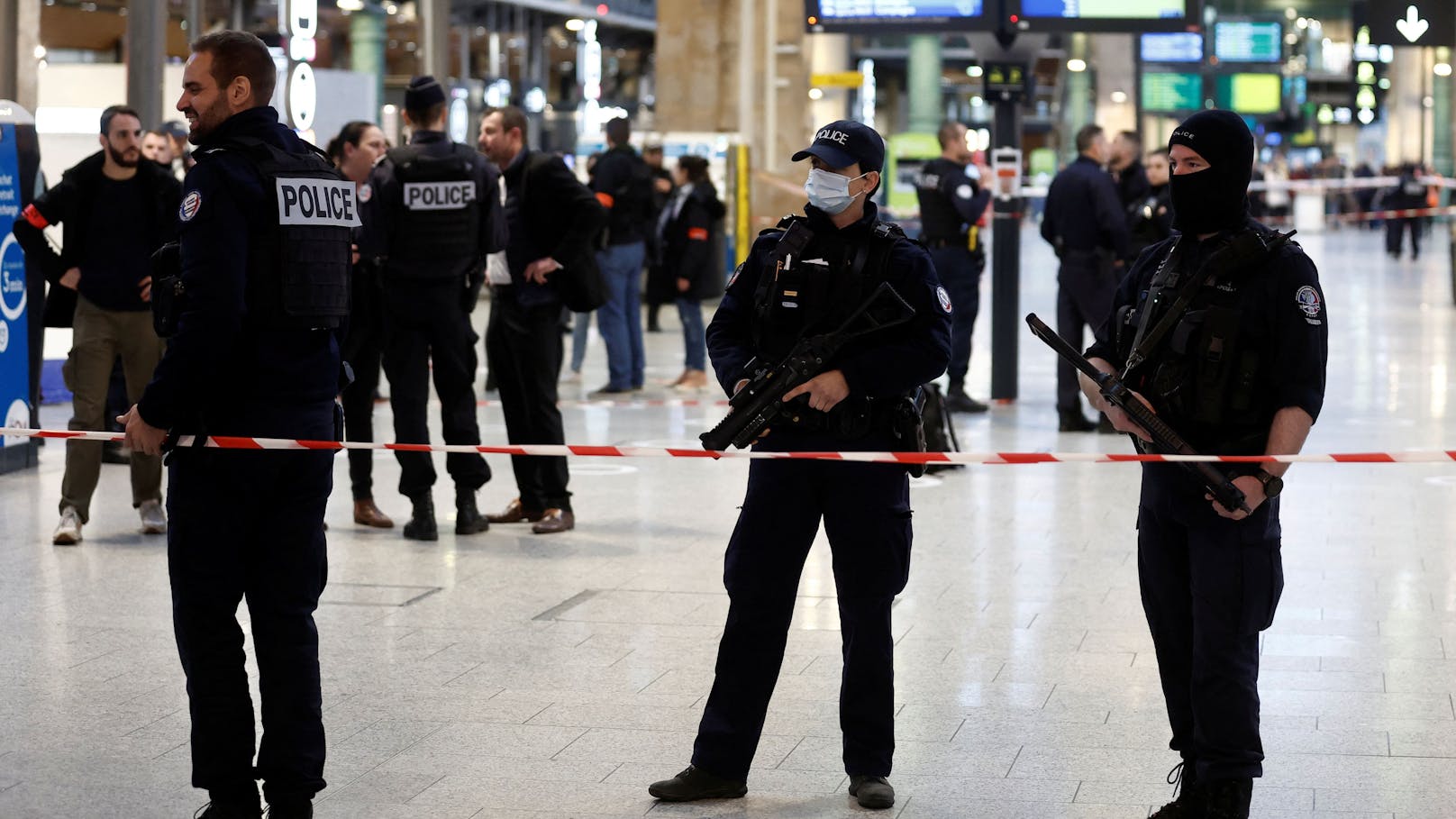 Am Pariser Bahnhof Gare du Nord kam es am Mittwoch zu einer Messerattacke.