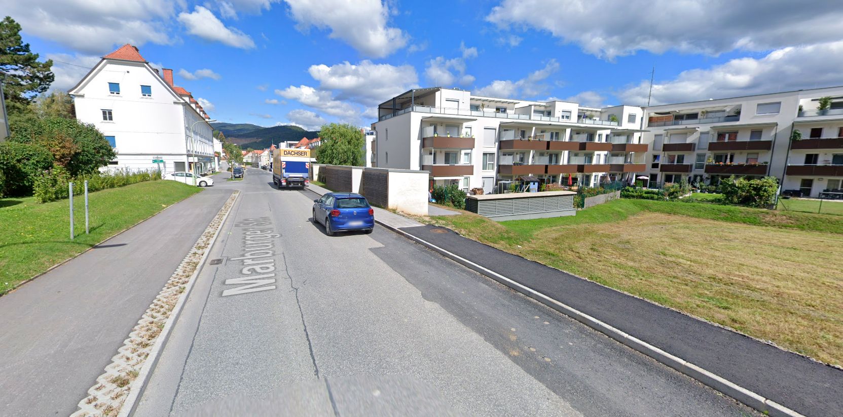 Auf der Marburger Straße in Weiz kam es zu der tödlichen Kollision.