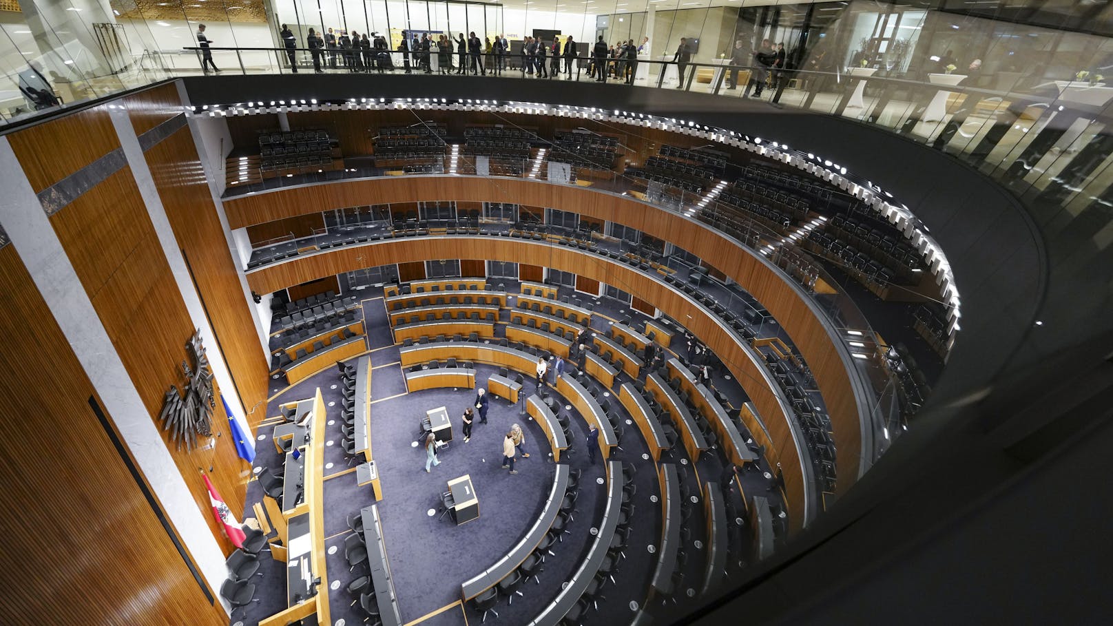 Das sanierte Parlament öffnet am Donnerstag seine Tore.