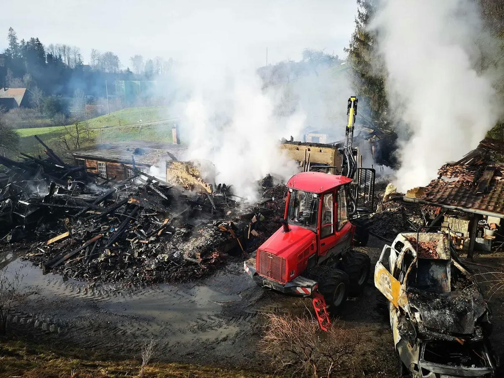 Die Gemeinde Sumiswald sammelt Spenden für die Betroffenen des Brandes vom 31. Dezember.