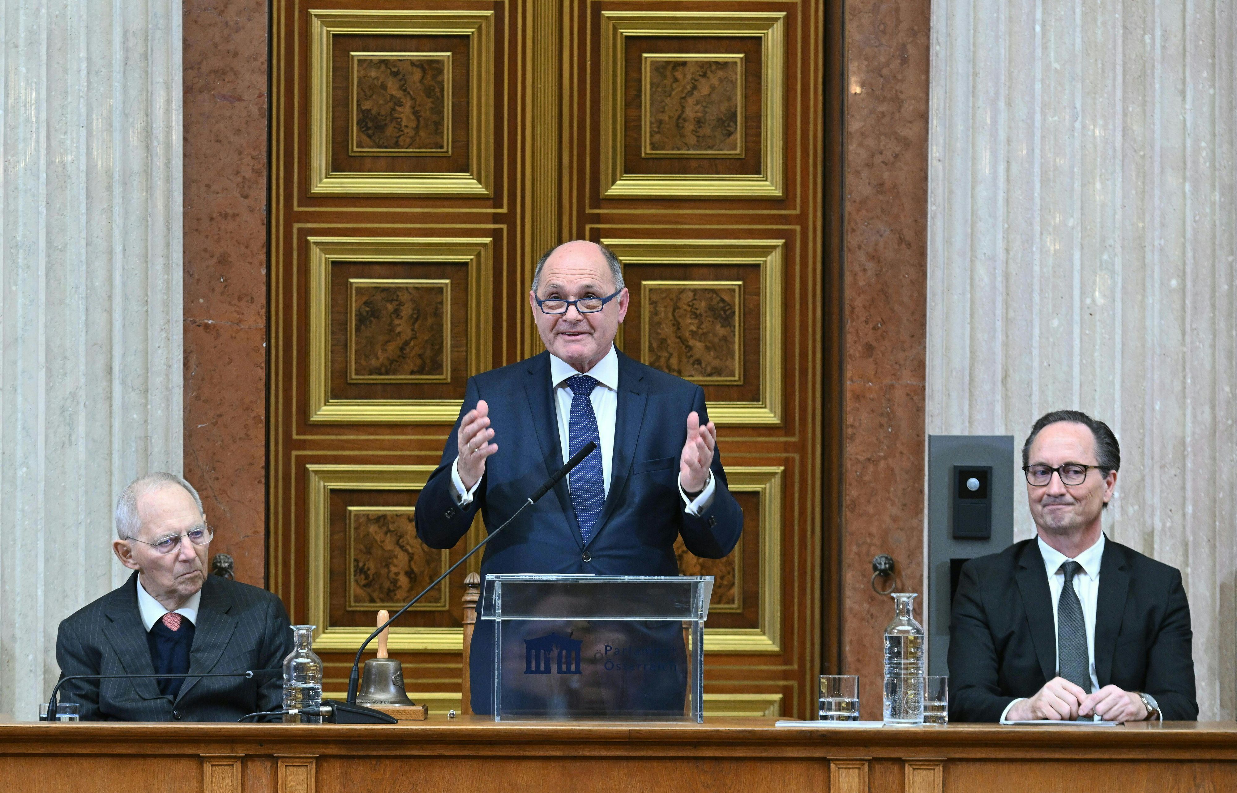 Wolfgang Sobotka hielt eine Eröffnungsrede.