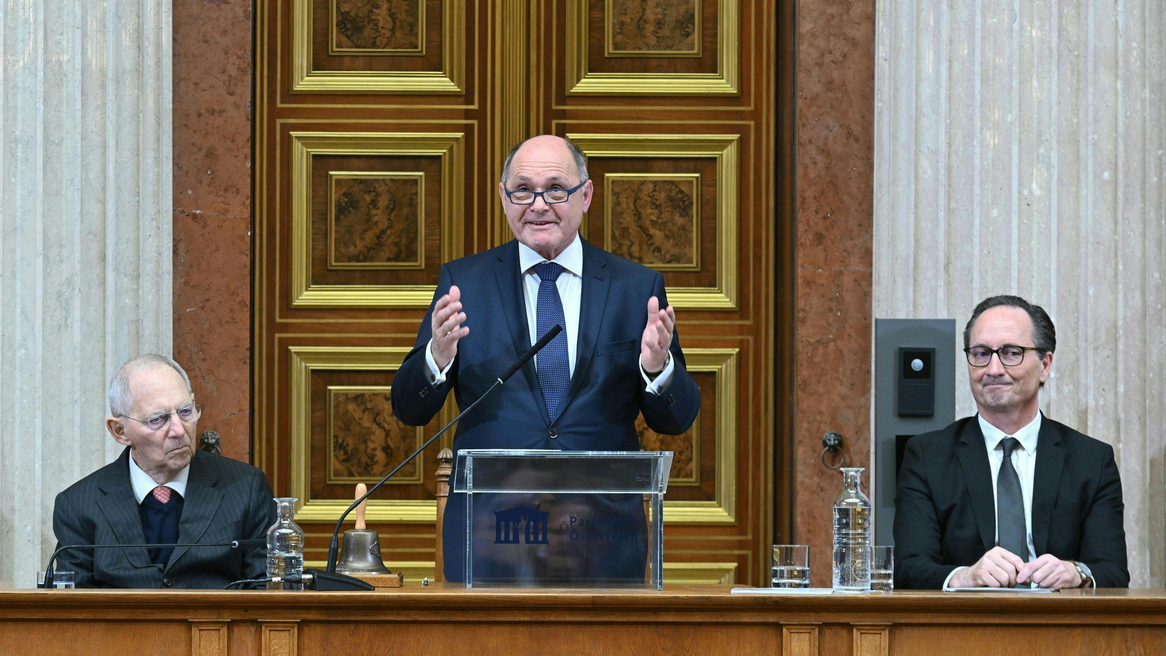 Wolfgang Sobotka hielt eine Eröffnungsrede.