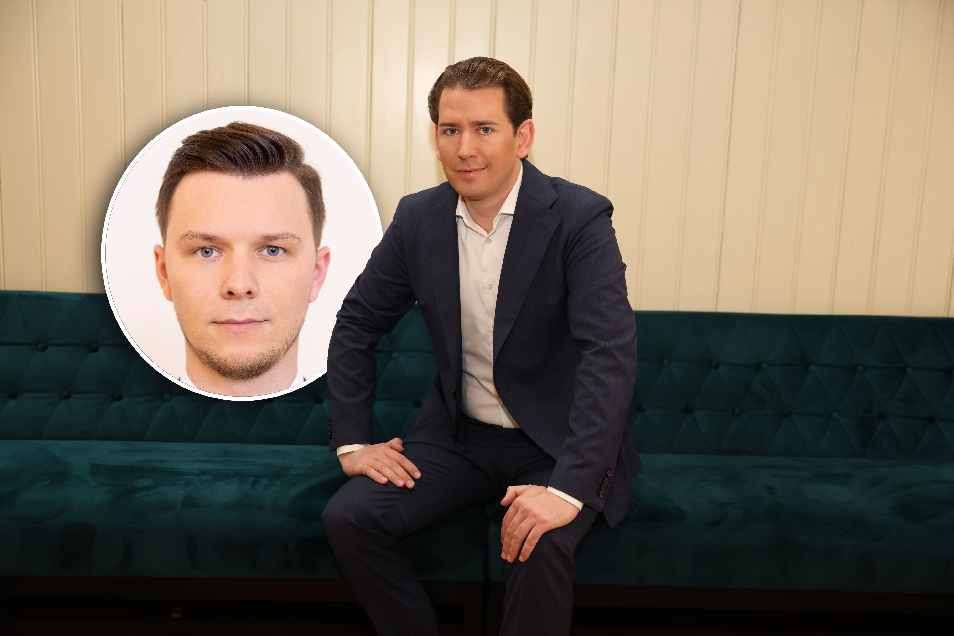 Viktor Niedermayr (26) arbeitet jetzt für Ex-Kanzler Sebastian Kurz (36)