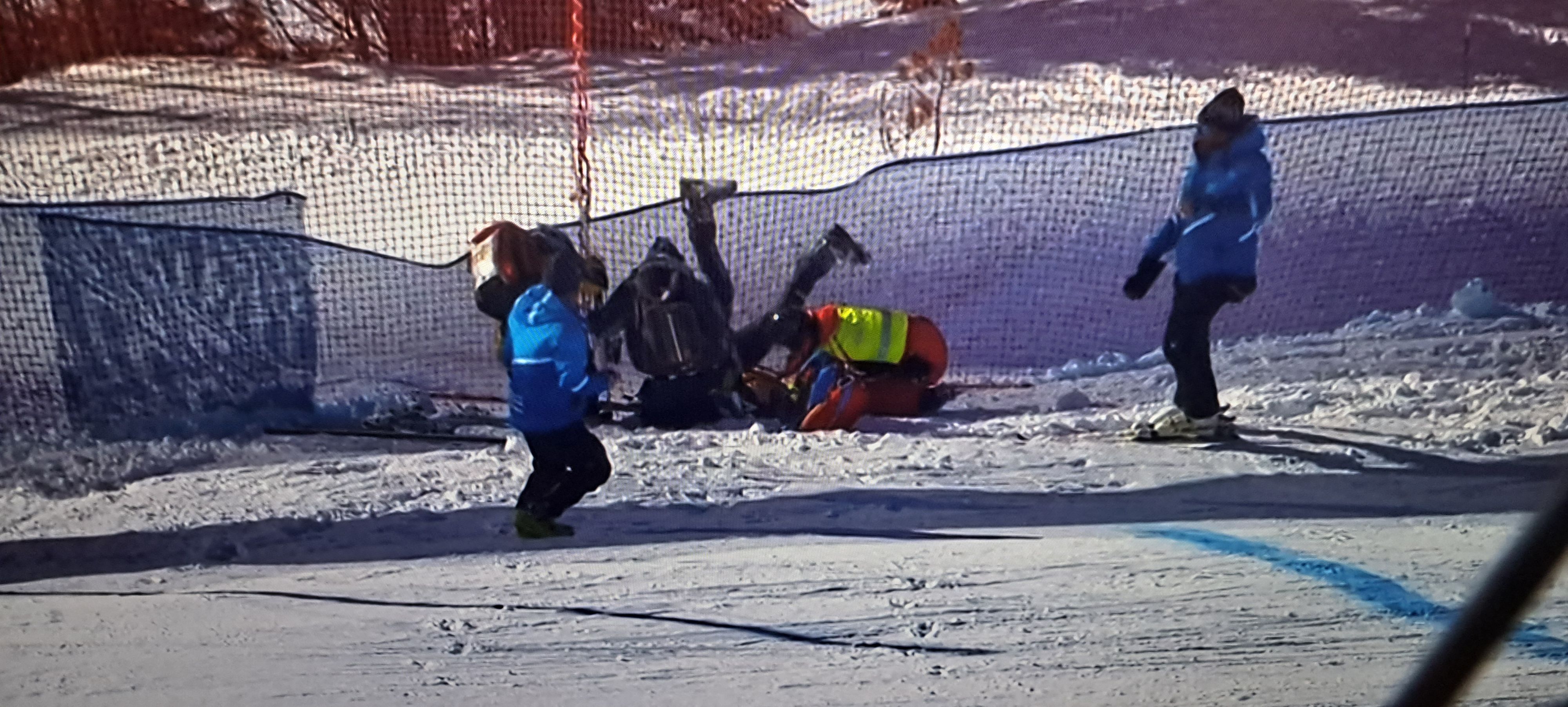 Christof Innerhofer zappelt im Netz
