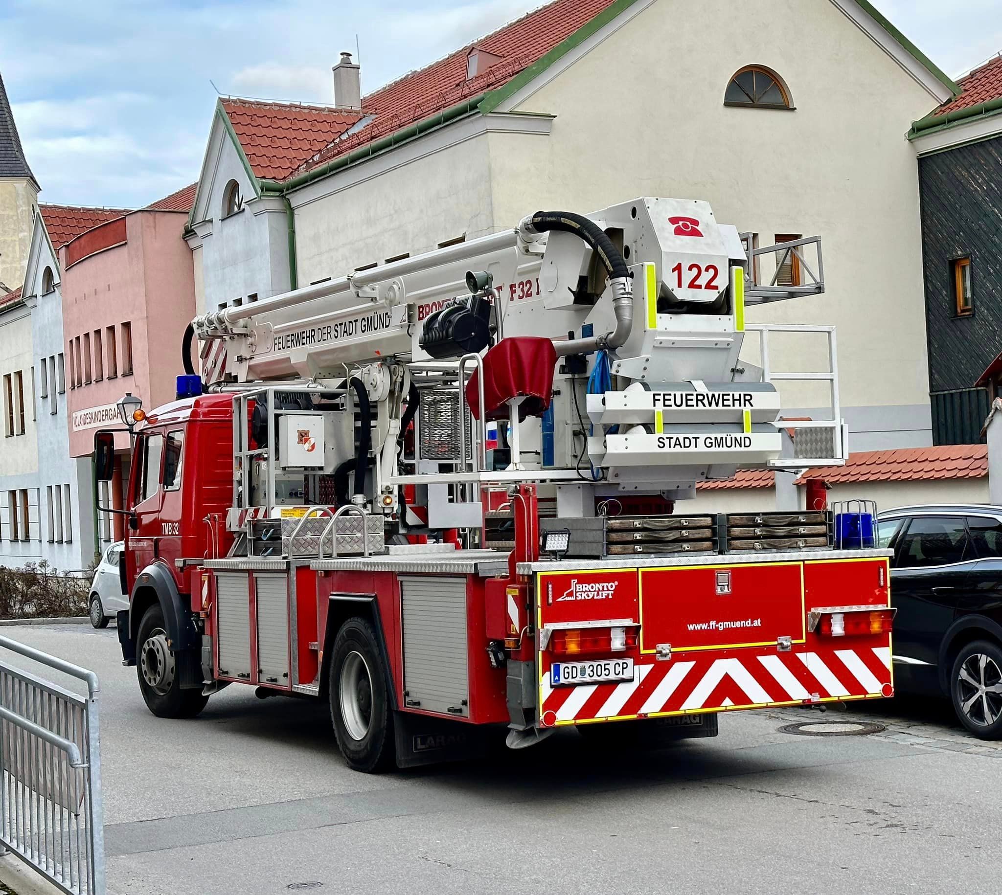 Die Bewohner waren in der Wohnung eingeschlossen.