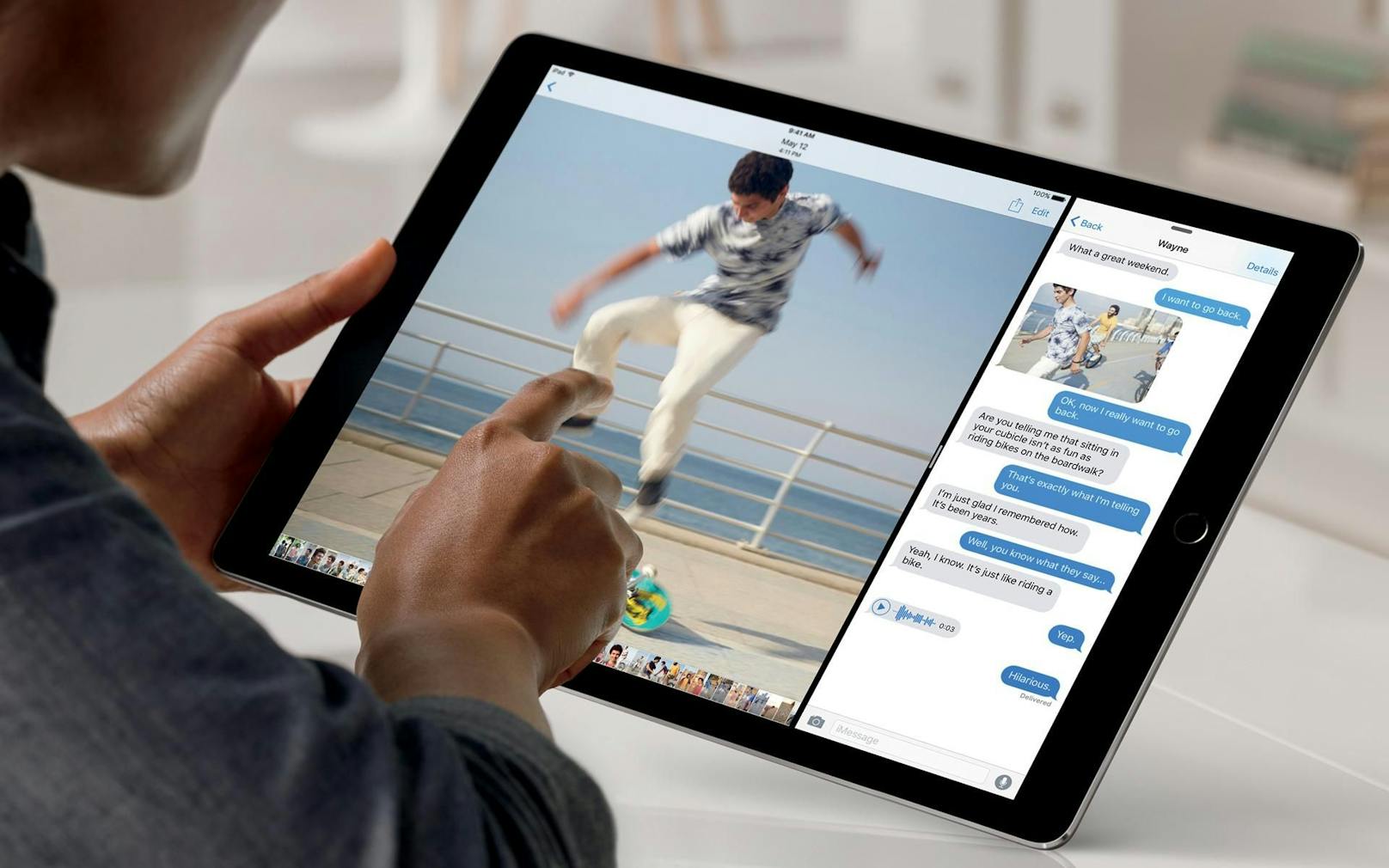 Bisher setzt Apple unter anderem beim iPad auf Touch-Technologie. 