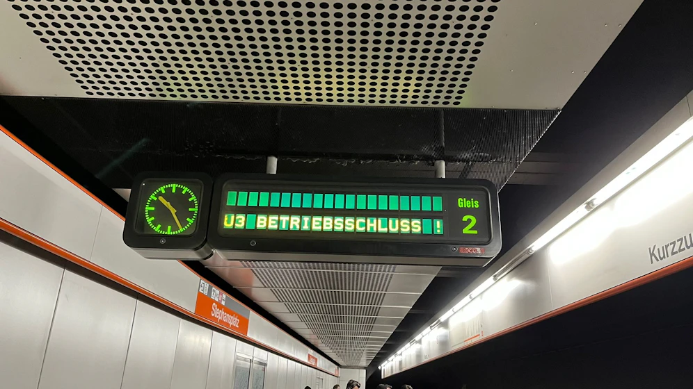 Aufgrund eines Rettungseinsatzes fuhr die U3 nur eingeschränkt.