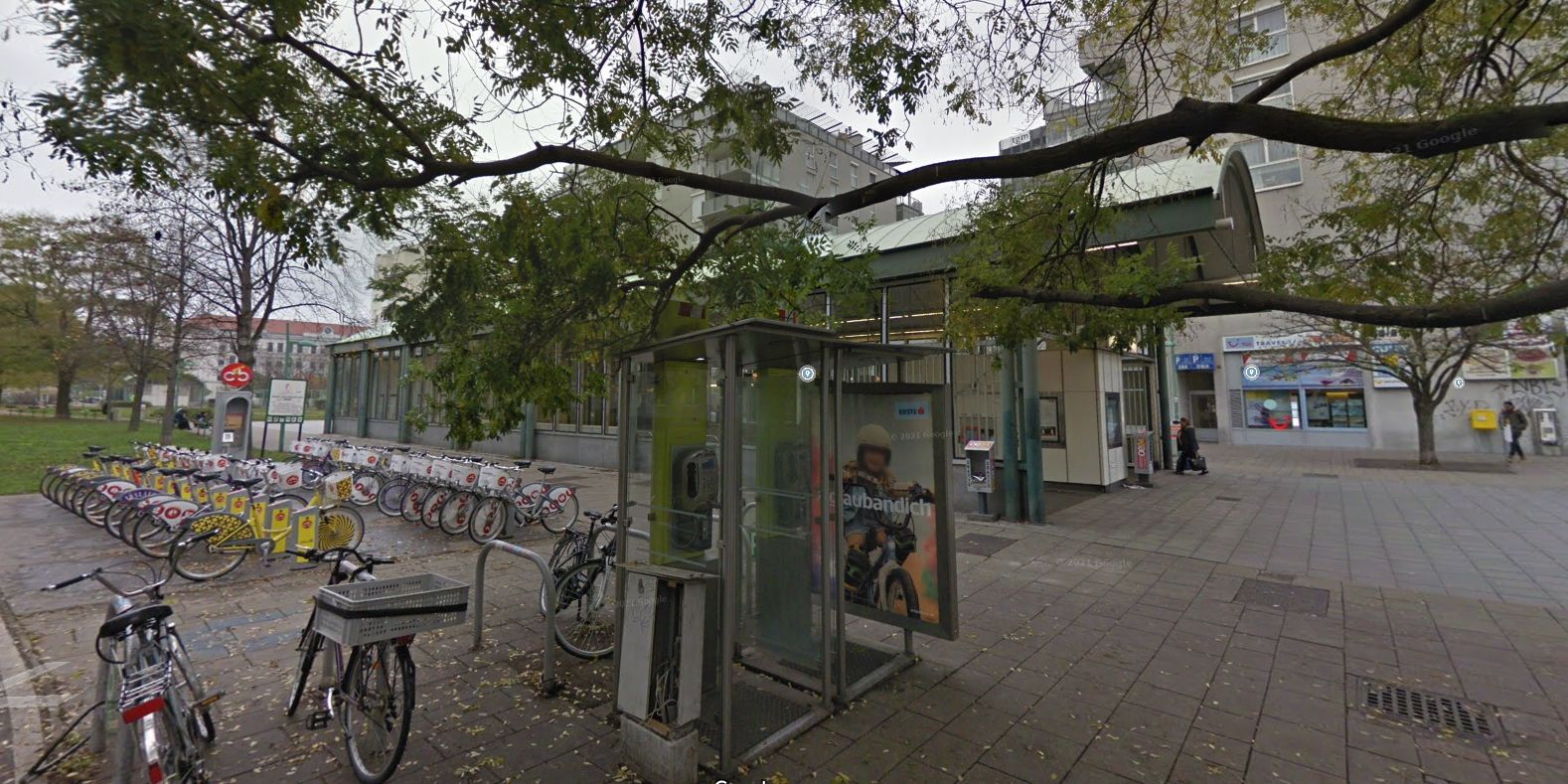 Bei der Öffi-Station Jägerstraße nahm die Verfolgungsjagd ihren Ausgang.