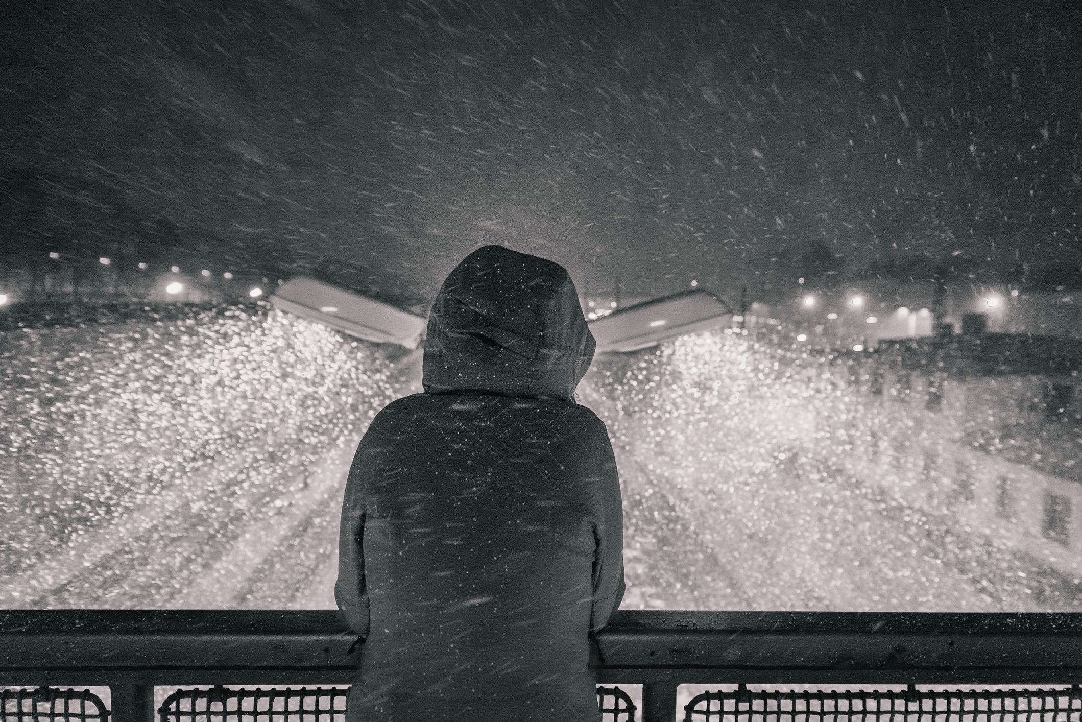 Auch mitten in Wien dürften in der Nacht auf Dienstag Schneeflocken fallen. Symbolbild.