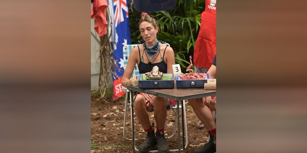 Tessa Bergemeier ist gar nicht glücklich über ihre erste Dschungelprüfung. 