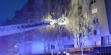 Verheerender Brand in Wiener Gemeindebau –  Großeinsatz