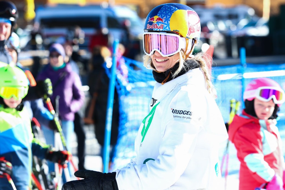 Anna Gasser gewinnt den Big Air am Kreischberg. 