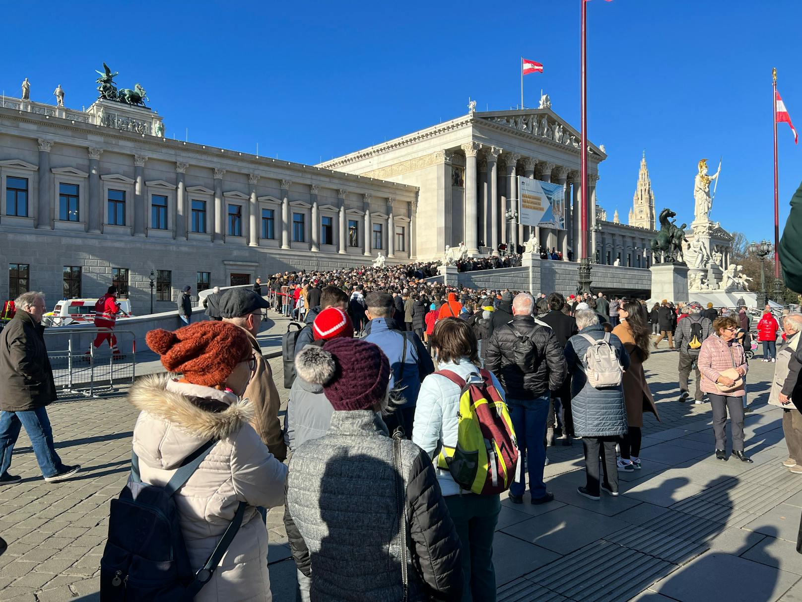 Das Parlament am Tag der offenen Tür.