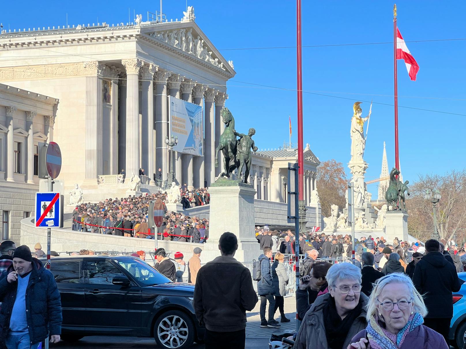 Das Parlament am Tag der offenen Tür.