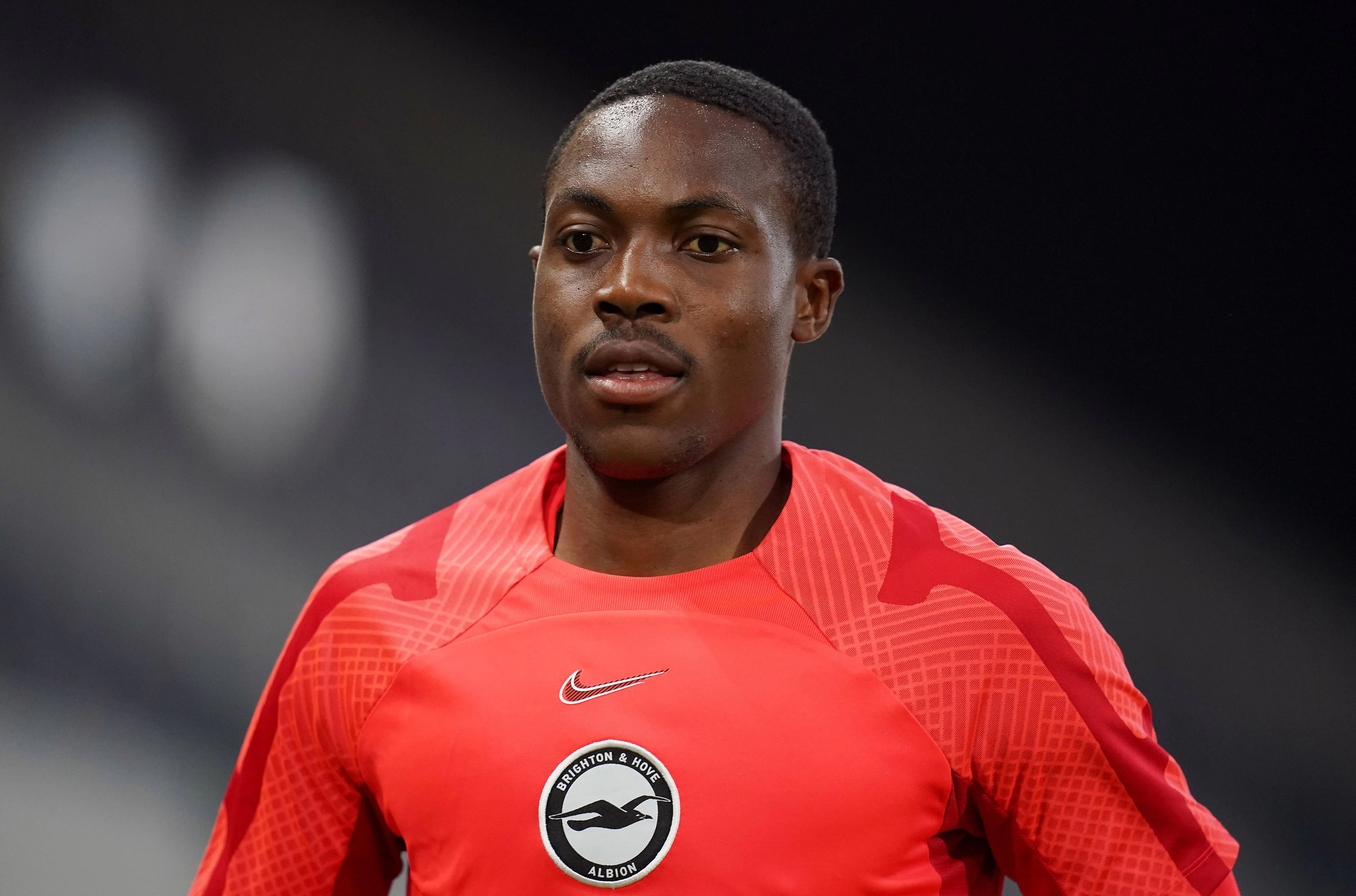 Enock Mwepu spielte noch im Oktober für Brighton.