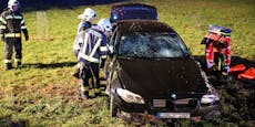 Betrunkener BMW-Lenker rast Polizei davon und baut Crash