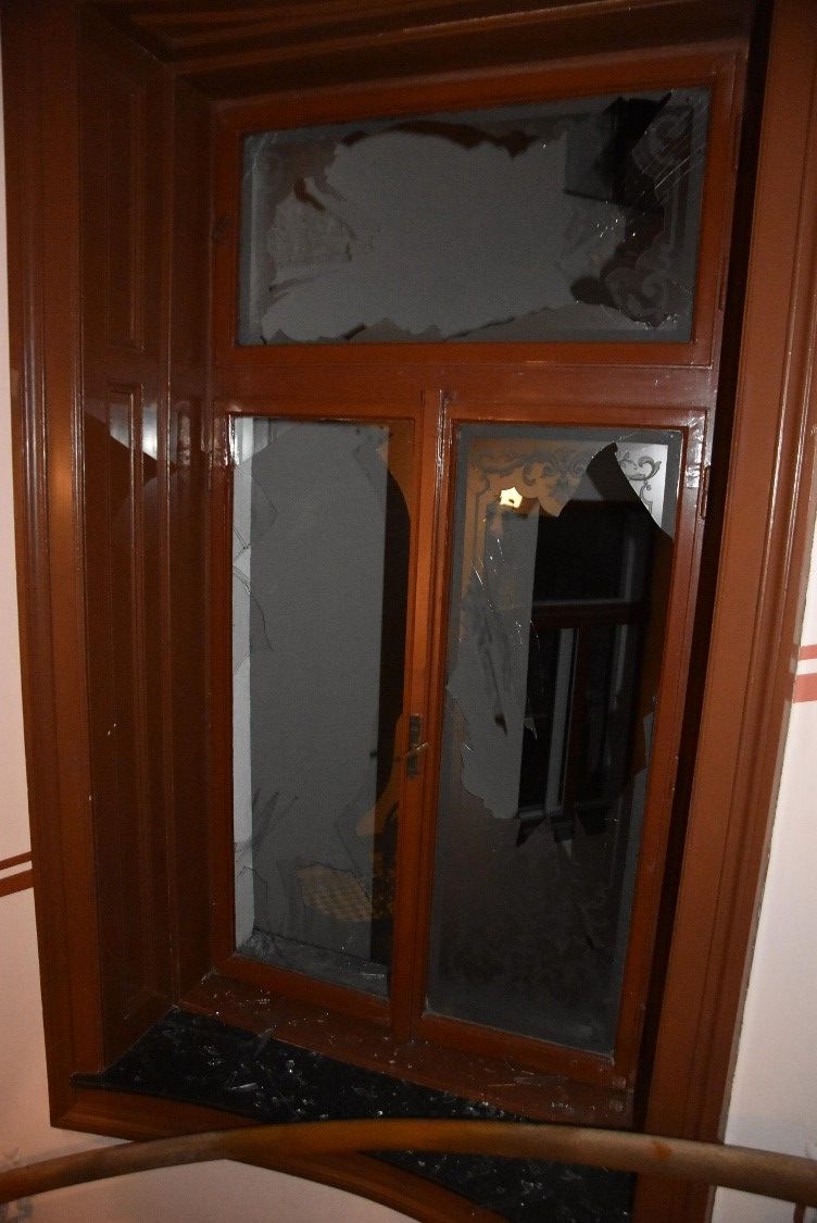 Bei der Detonation wurde eine 57-Jähriger verletzt. 