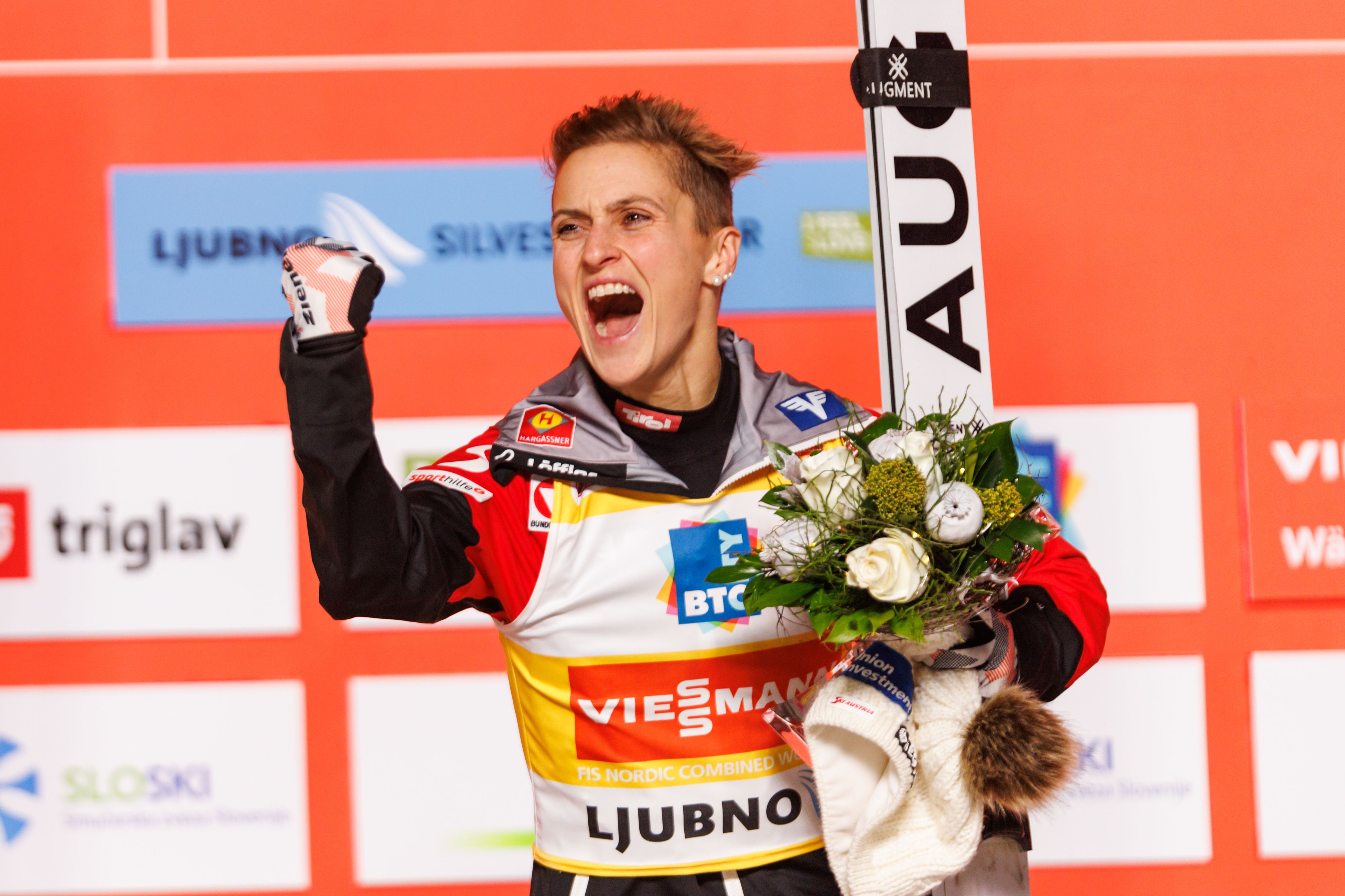 Eva Pinkelnig jubelt