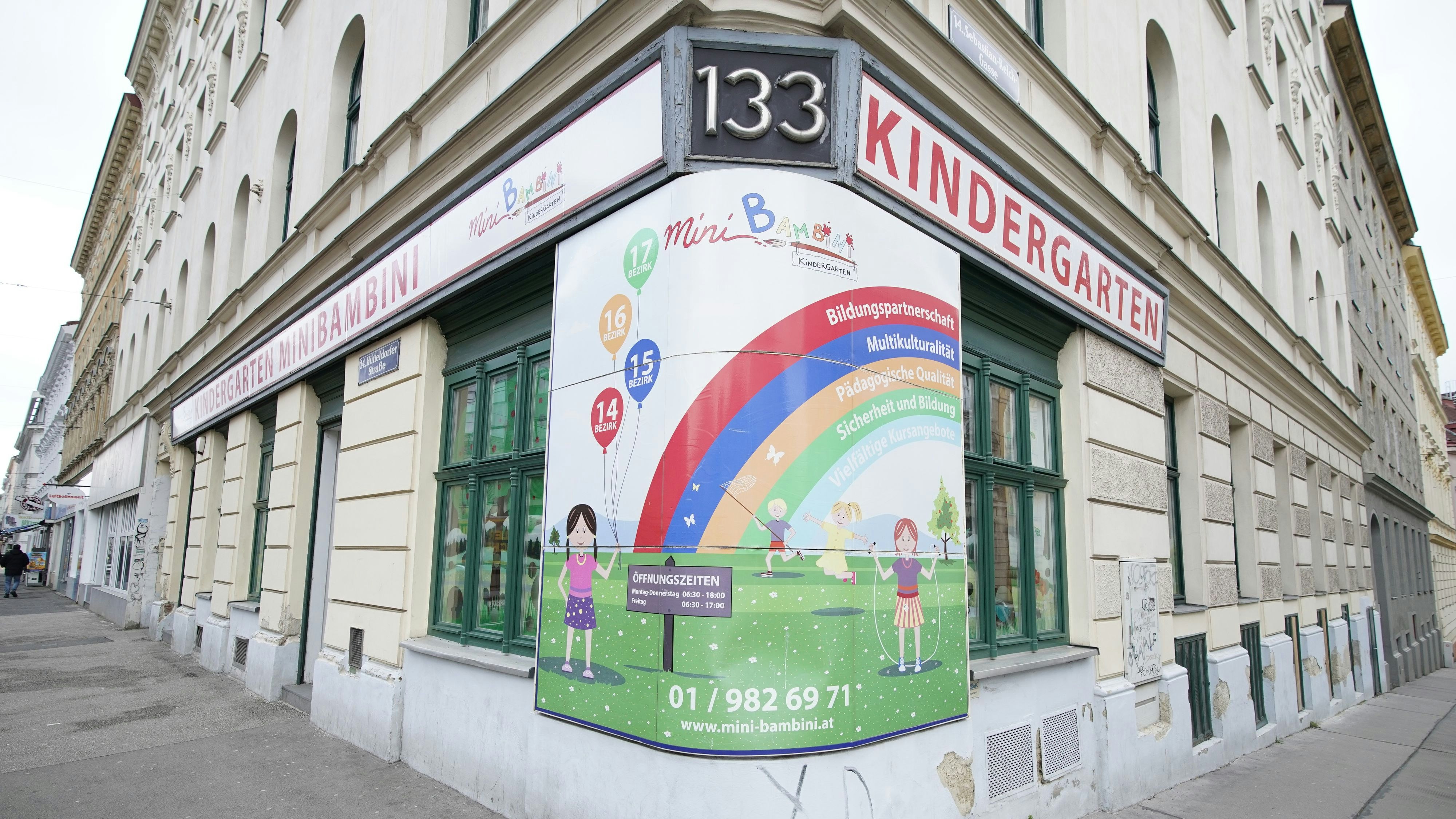 Kindergarten in Wien betroffen.