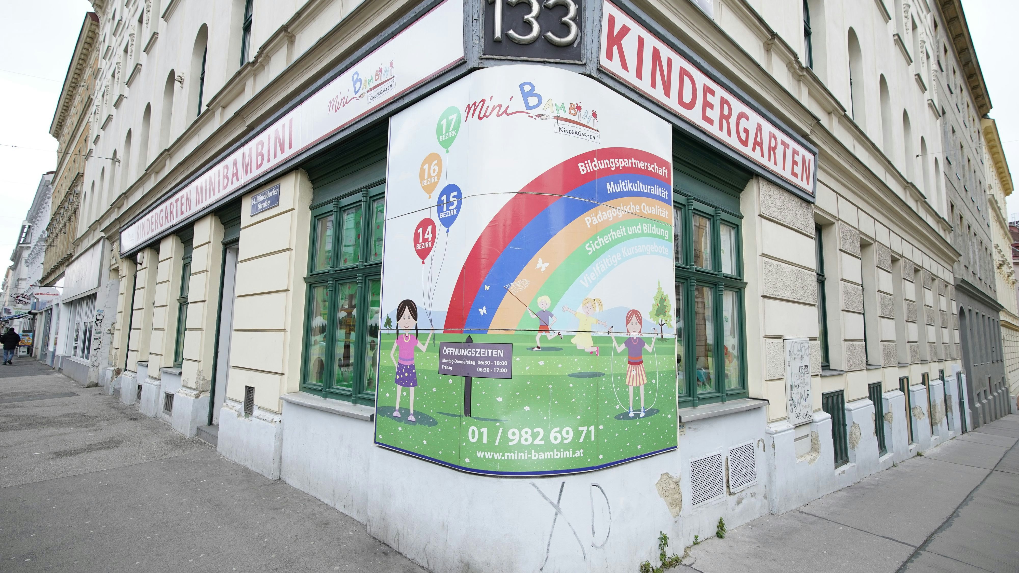Kindergarten in Wien betroffen.