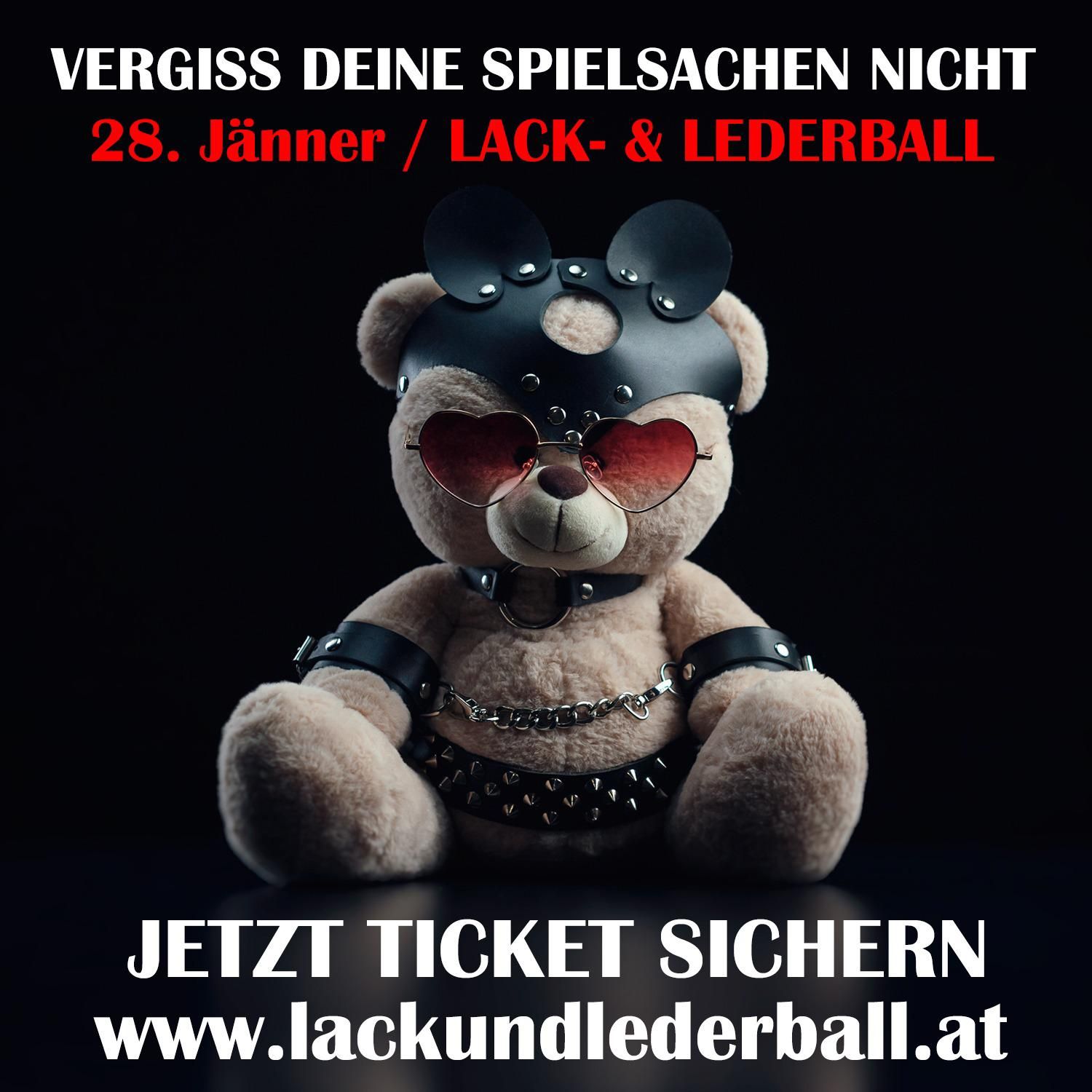 Das Bild stammt von einer offiziellen, alten Einladung des Fetisch-Events.