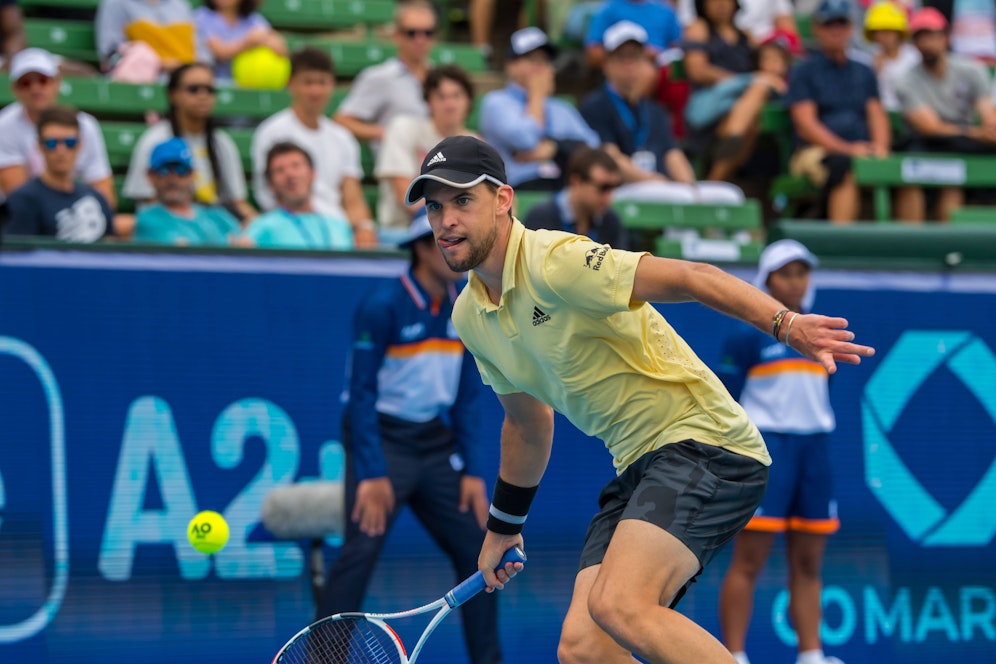 Dominic Thiem trifft zum Auftakt der Australian Open auf den Russen Andrej Rublew.