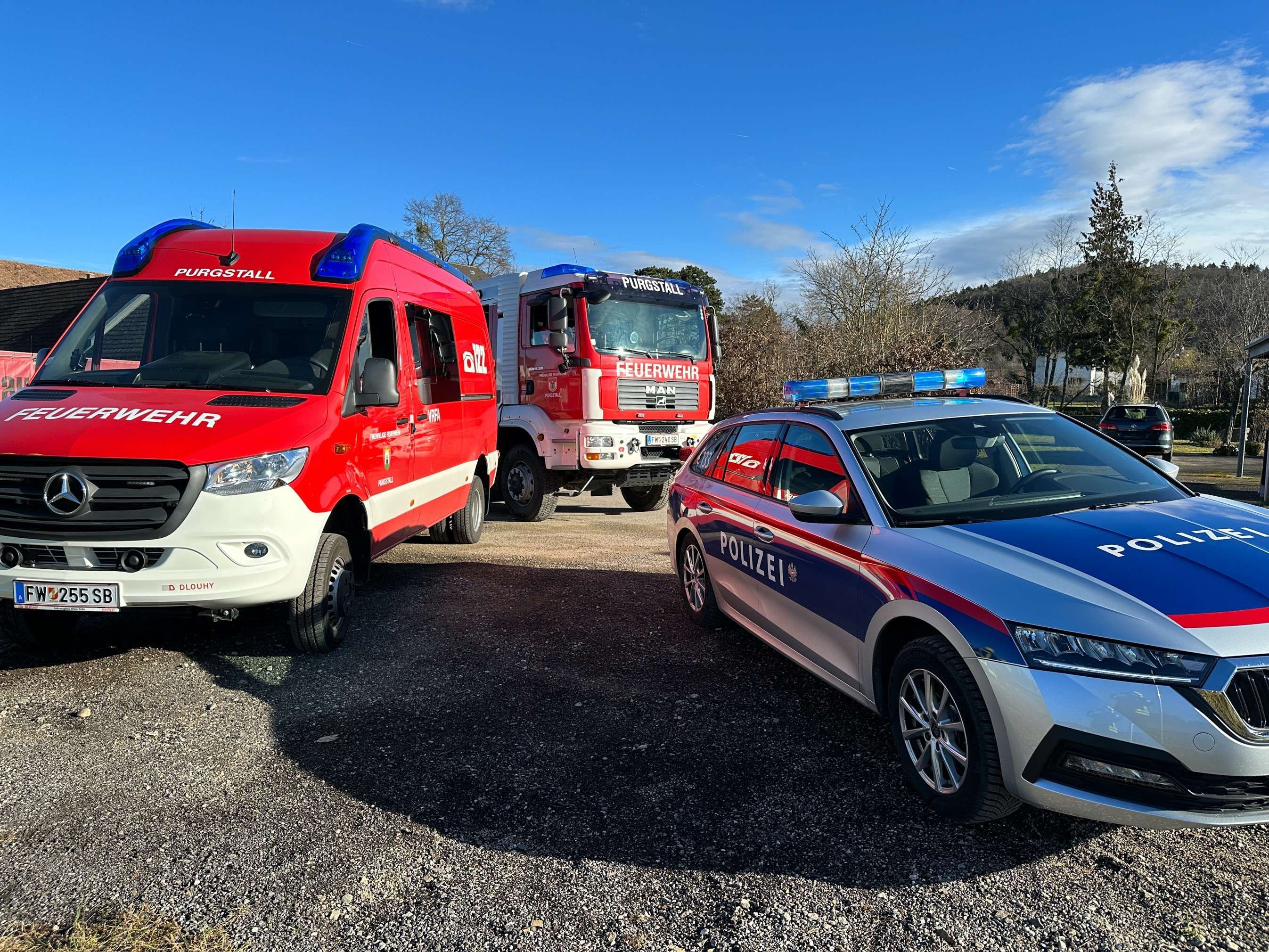 Die Rettungskräfte waren rasch vor Ort.