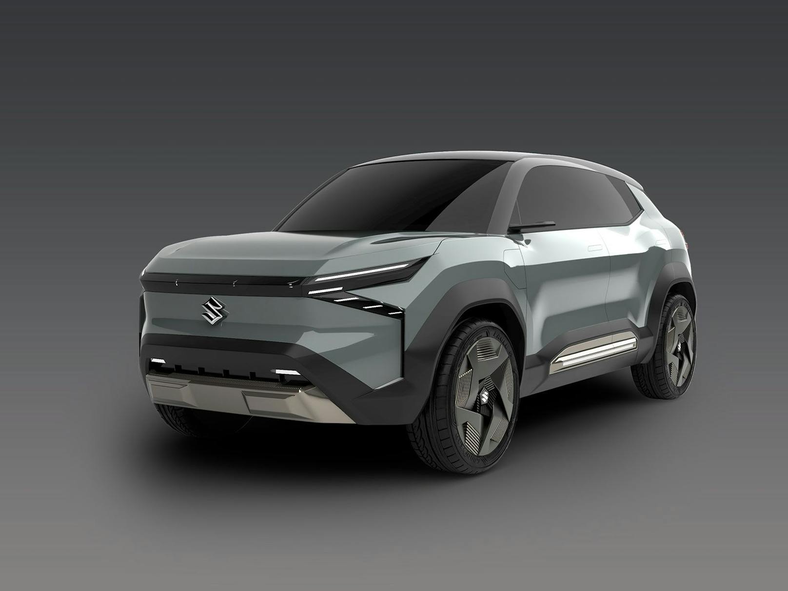 Der Suzuki eVX Concept wirkt sehr modern und soll ab 2025 erhältlich sein.