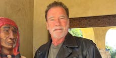 Arnie Schwarzenegger versteigert seine Lederjacke