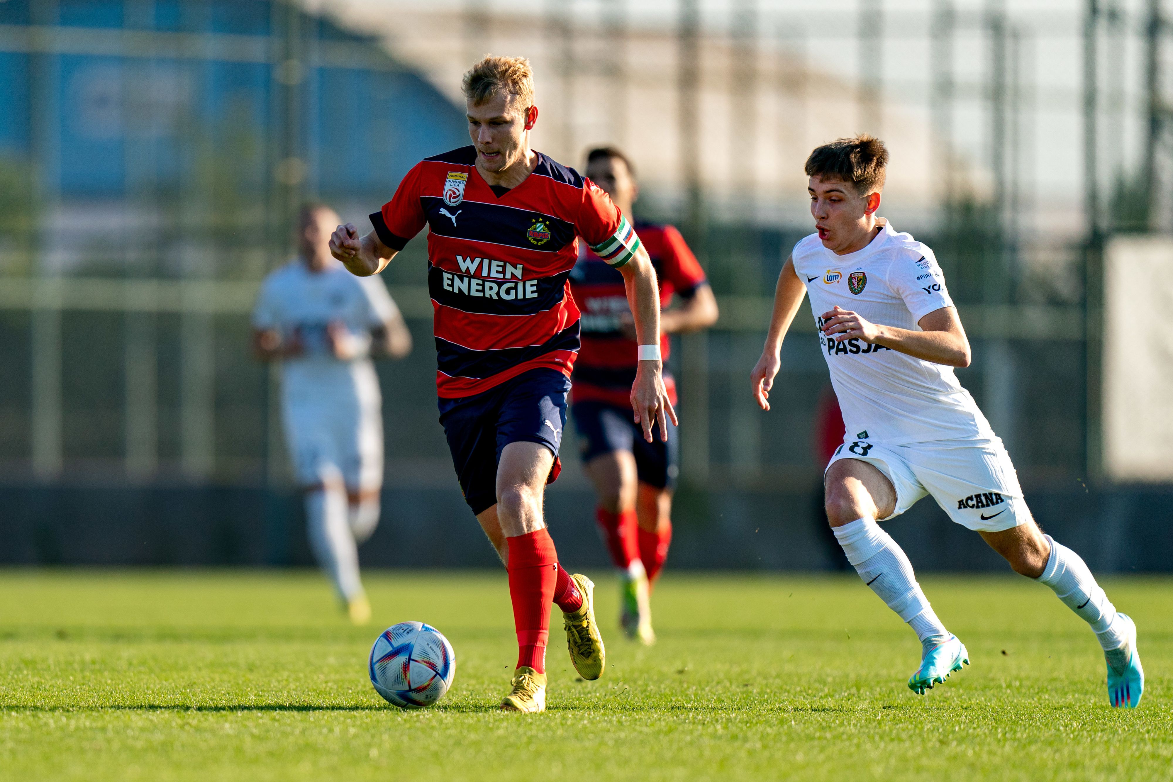 Rapid Wien muss sich Slask Wroclaw geschlagen geben.