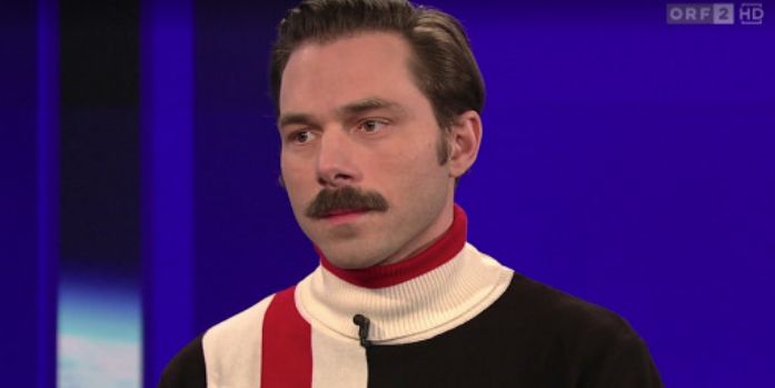 Regisseur Sebastian Brauneis, er hatte Florian Teichtmeister in seinem Debütfilm besetzt, in der ORF-"ZIB2".