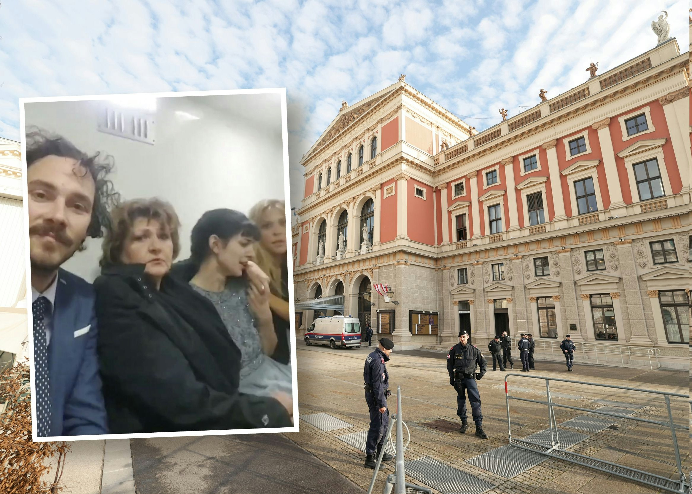 Die Klimakleber sollen sich mit gefälschten Karten ins Neujahrskonzert geschlichen haben.