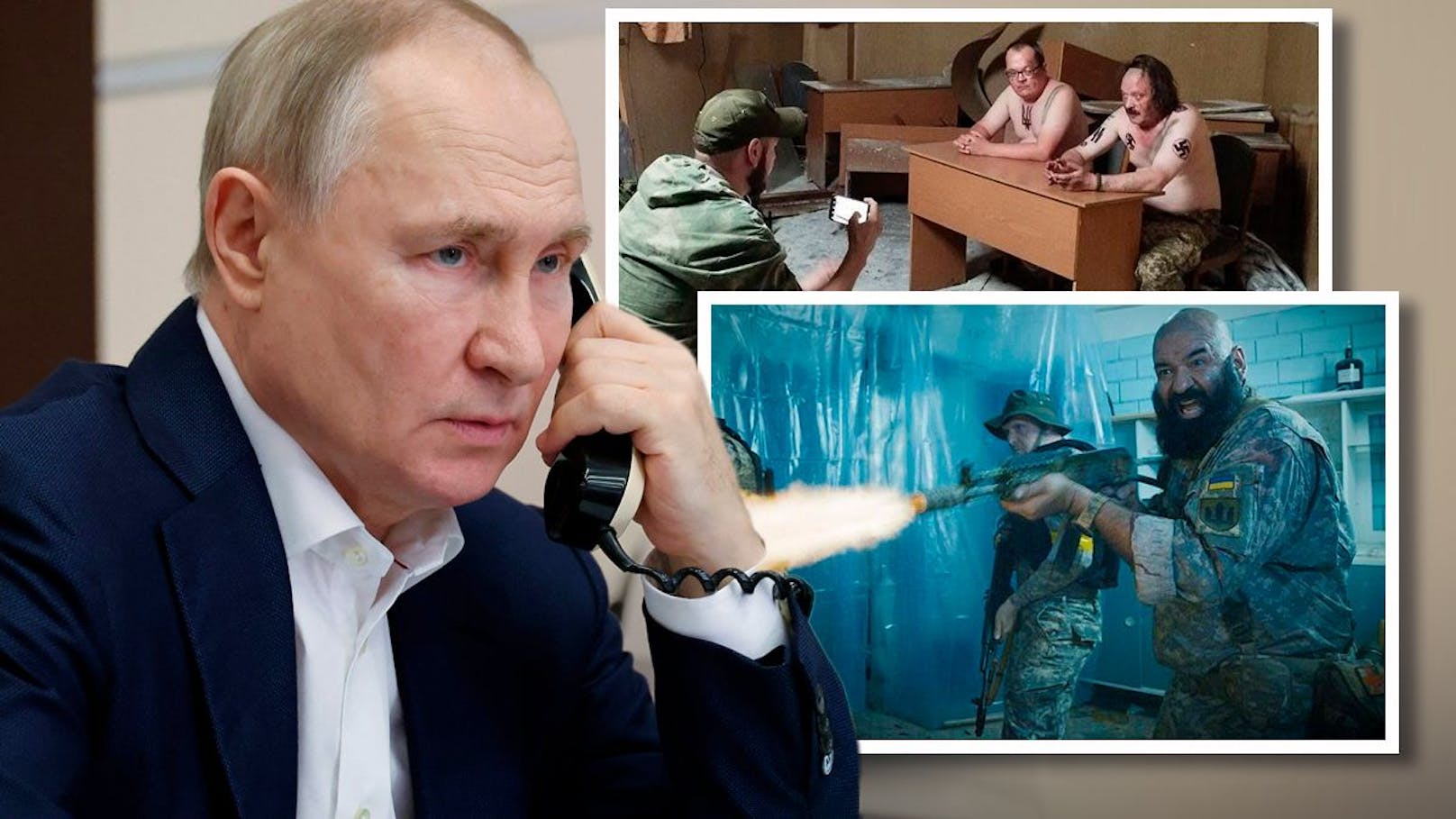 Wladimir Putin hat bei seinen Propanda-Produzenten "Dokumentarfilme" zum Krieg in der Ukraine bestellt.