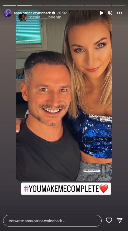 Anna-Carina Woitschak und Daniel