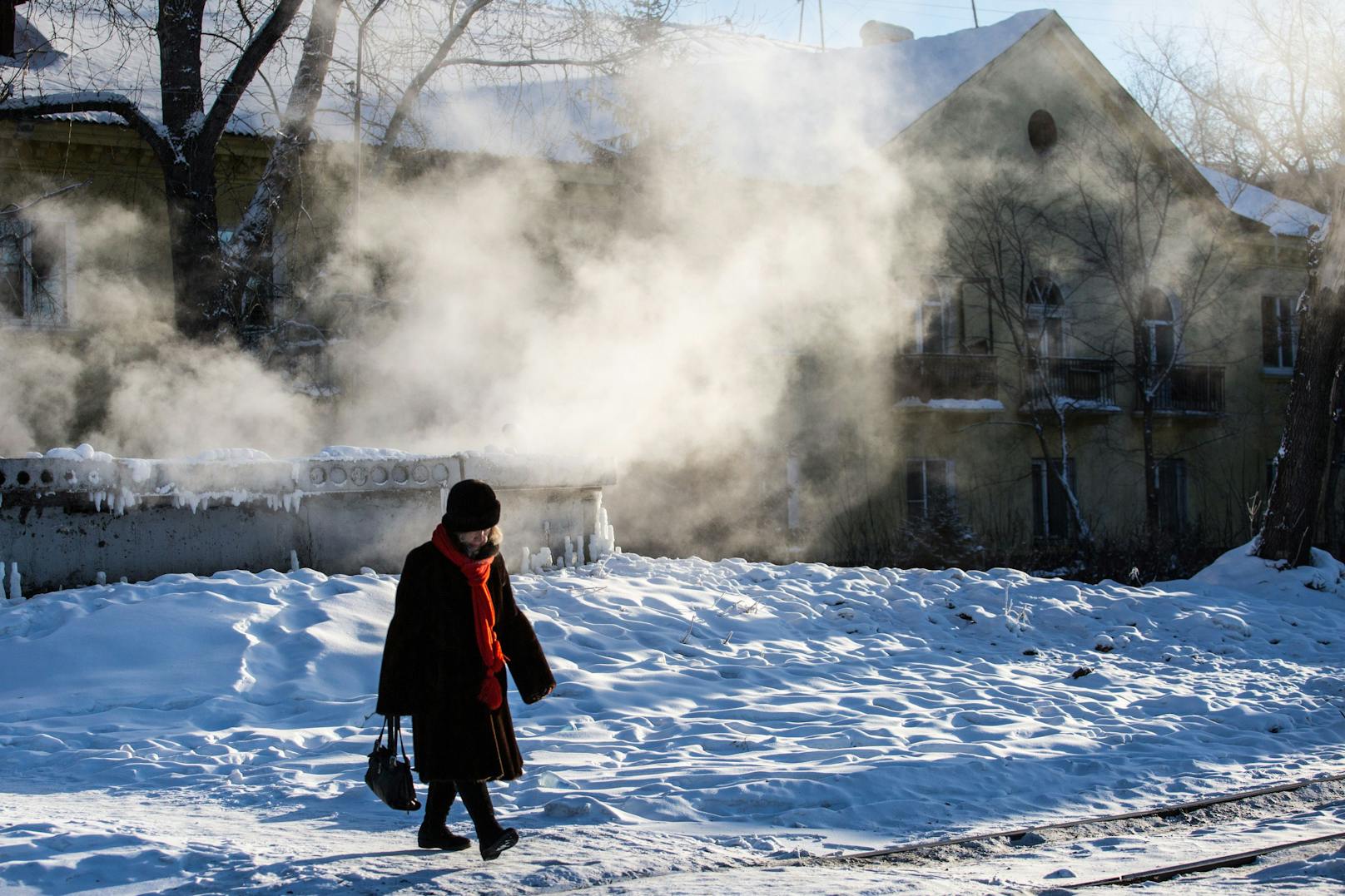 Im Osten Russland wütet aktuell eine Kälte-Welle.
